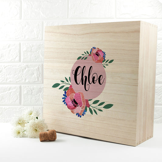 Personalised Blooming Flower Bridesmaid Box, alternate view