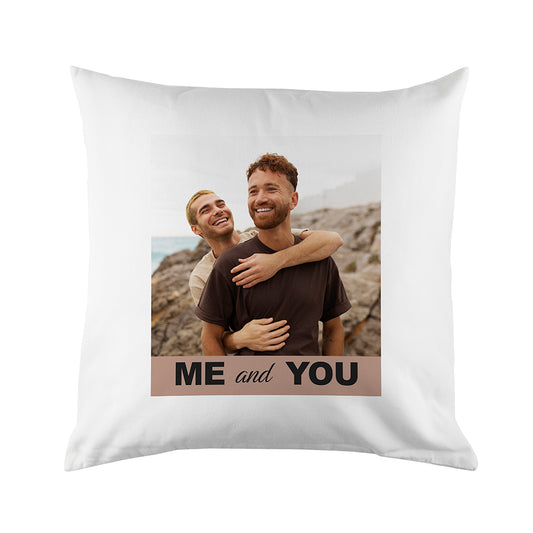 Personalised Couple’s Photo Cushion Cover