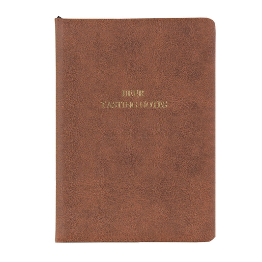 Personalised Luxury Hand Bound Leather Beer Tasting Journal