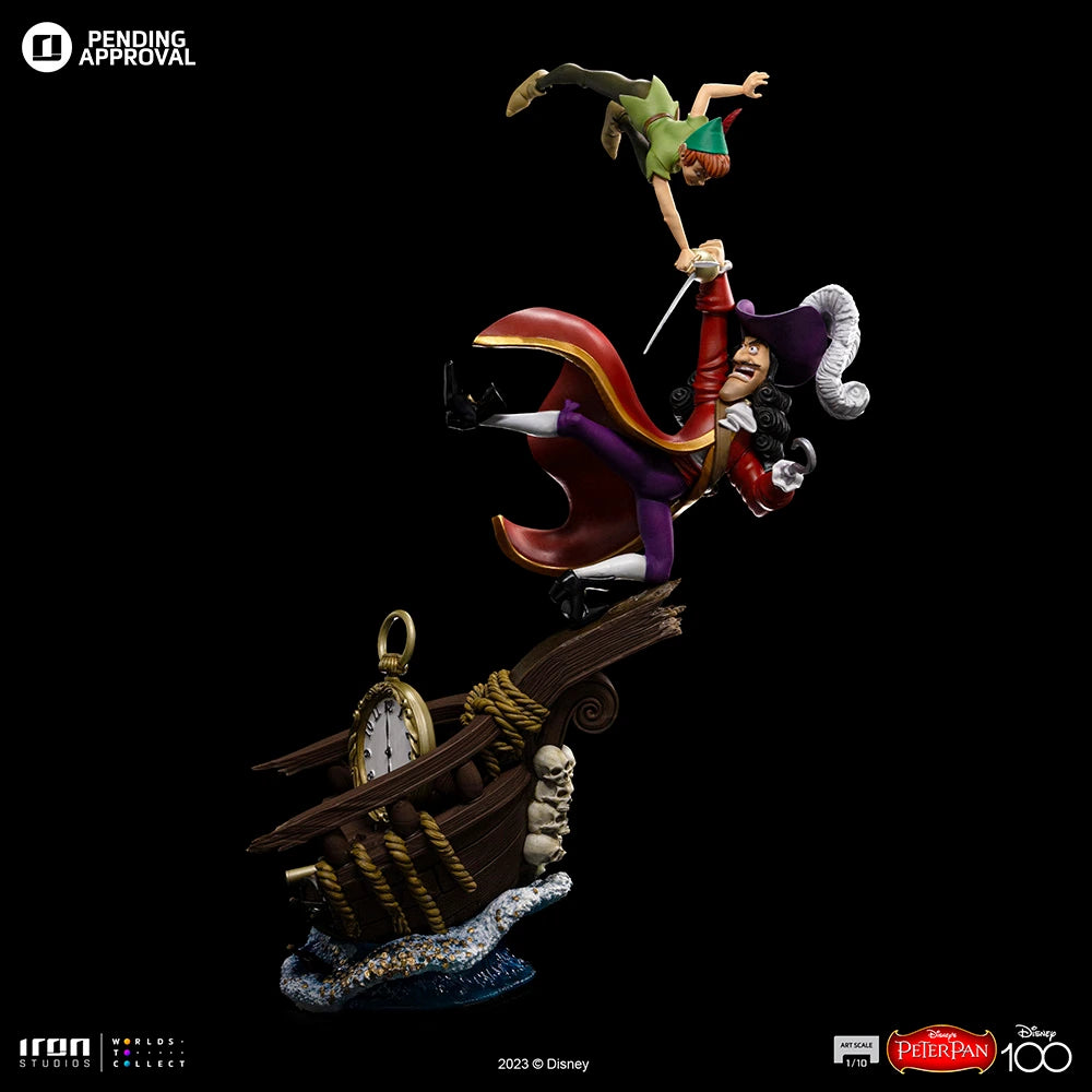 Iron Studios Disney Classics Peter Pan vs. Hook 1/10 Art Scale Statue