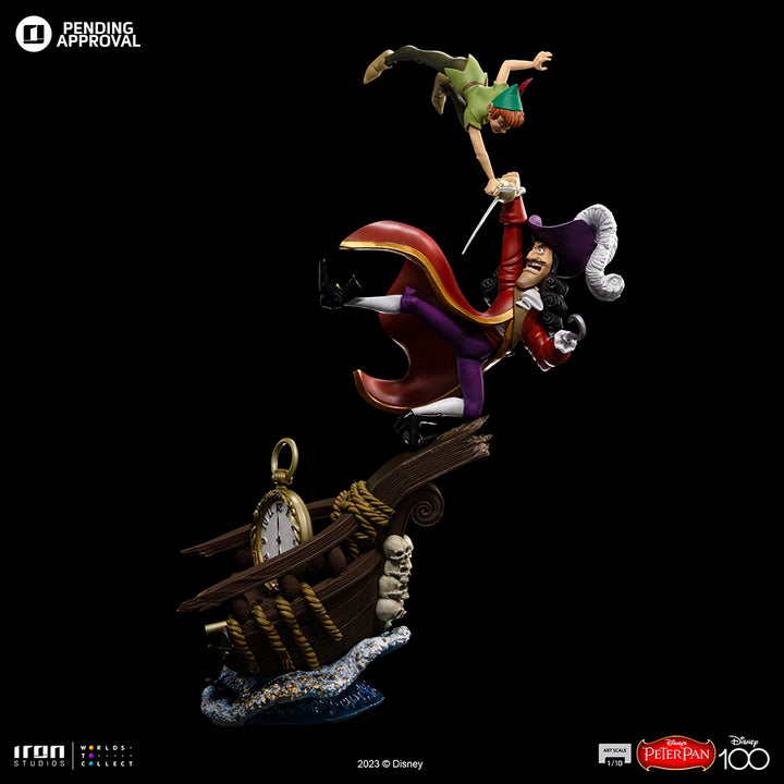 Iron Studios Disney Classics Peter Pan vs. Hook 1/10 Art Scale Statue