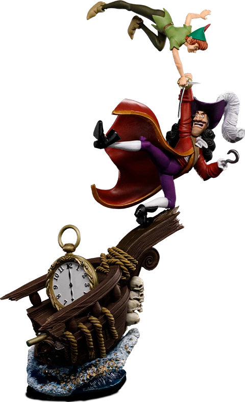 Iron Studios Disney Classics Peter Pan vs. Hook 1/10 Art Scale Statue