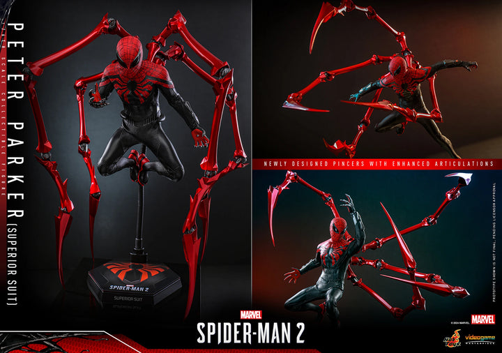 Hot Toys Marvel's Spider-Man 2 Spider-Man (Superior Suit) 1/6th Scale Figure
