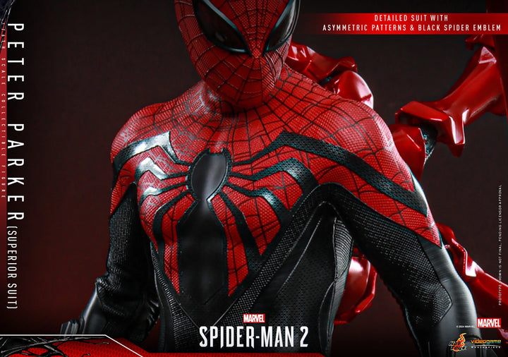 Hot Toys Marvel's Spider-Man 2 Spider-Man (Superior Suit) 1/6th Scale Figure