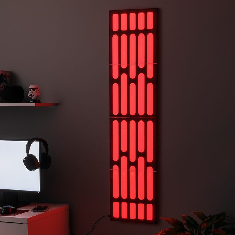 Star Wars Death Star 48" Wall Panel Light with Color Change and Music Reactive Modes