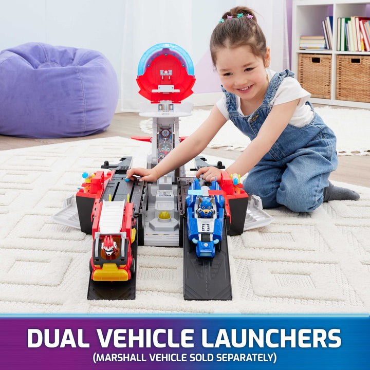 Paw Patrol The Mighty Movie Aircraft Carrier HQ