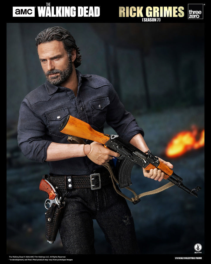 Threezero The Walking Dead SiXTH Rick Grimes (Season 7) 1/6 Scale Figure