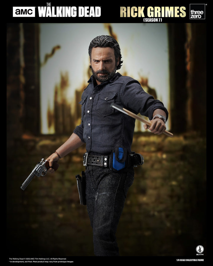 Threezero The Walking Dead SiXTH Rick Grimes (Season 7) 1/6 Scale Figure
