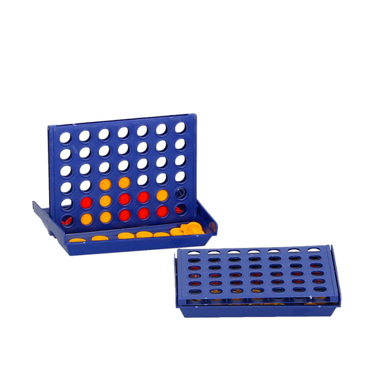 FOUR IN A ROW LINE CONNECT 4 Family Board Game Fun Children Educational Learning, alternate view