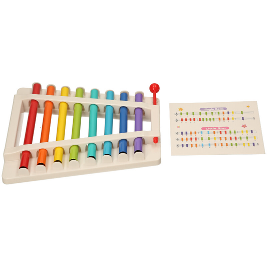 AtoZ Kids Xylophone Glockenspiel Musical Toy Xmas Gift with Mallet, alternate view