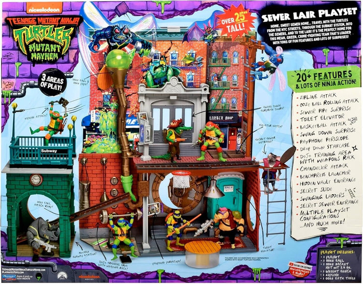 Teenage Mutant Ninja Turtles Mutant Mayhem Sewer Lair Playset