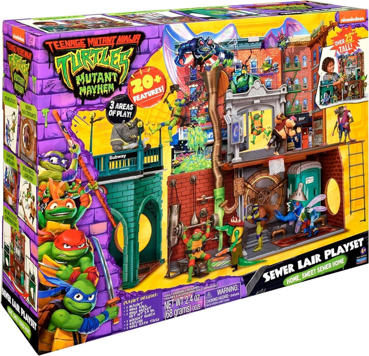 Teenage Mutant Ninja Turtles Mutant Mayhem Sewer Lair Playset