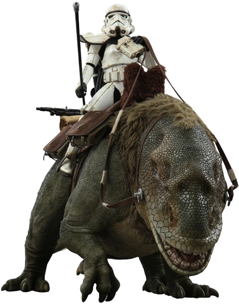 Hot Toys Star Wars A New Hope Sandtrooper Sergeant and Dewback 1/6th Scale Figure