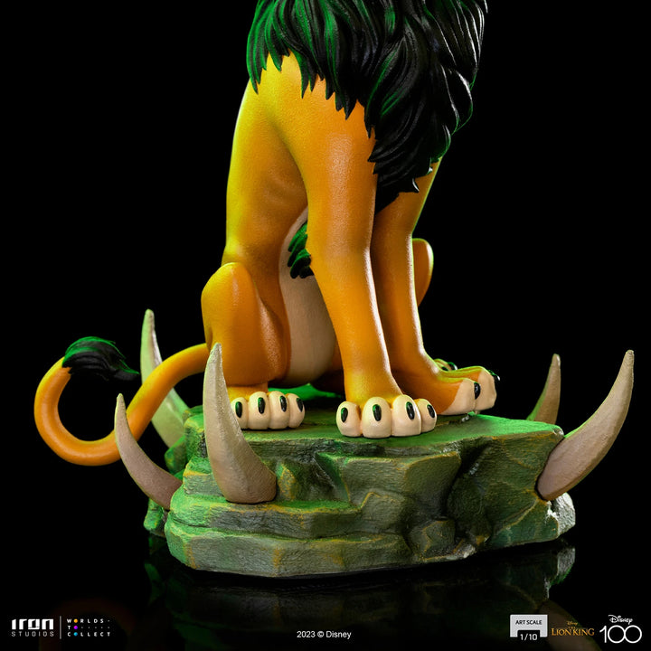 Iron Studios Disney The Lion King 1/10 Art Scale Scar Statue