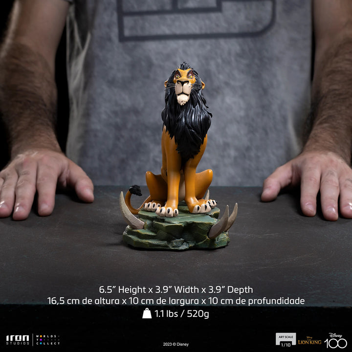 Iron Studios Disney The Lion King 1/10 Art Scale Scar Statue