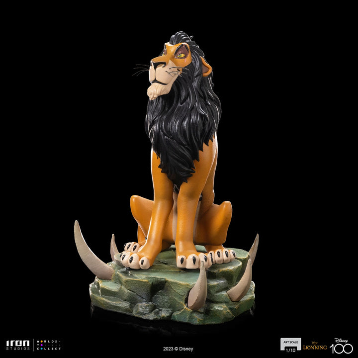 Iron Studios Disney The Lion King 1/10 Art Scale Scar Statue
