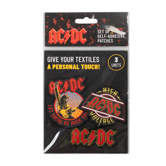 AC/DC Set of 3 Patches
