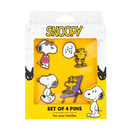 Snoopy Pin Set Set of 4 Pins