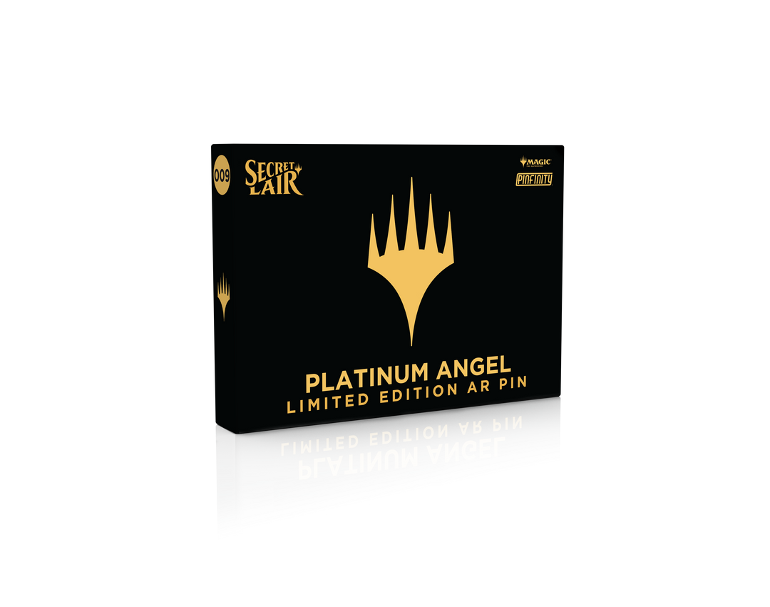 Pinfinity Platinum Angel Magic: The Gathering Secret Lair Limited Edition XL AR Pin