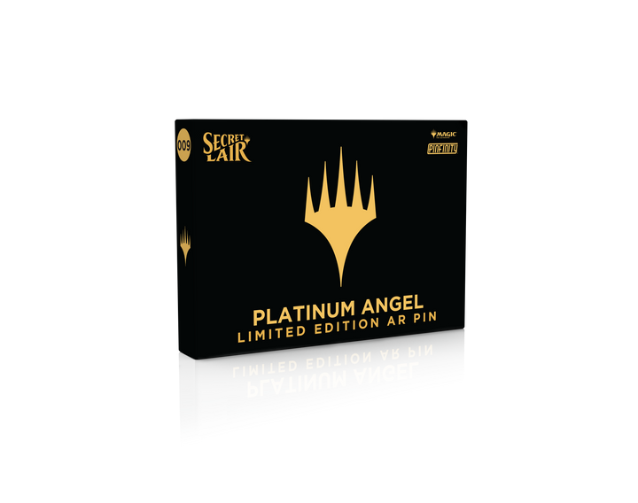 Pinfinity Platinum Angel Magic: The Gathering Secret Lair Limited Edition XL AR Pin