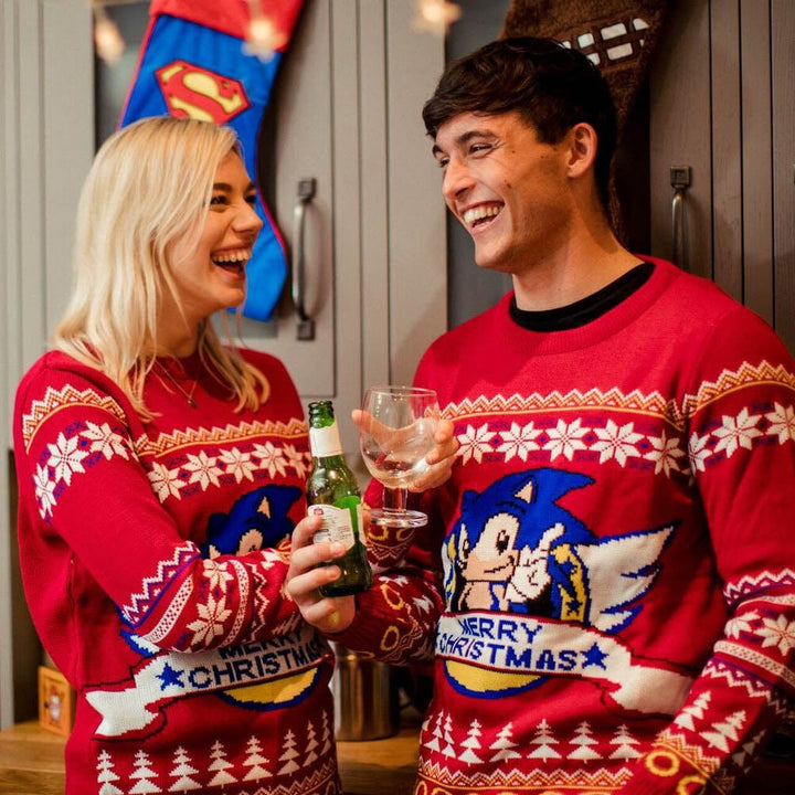 Official Sonic the Hedgehog Christmas Unisex Jumper