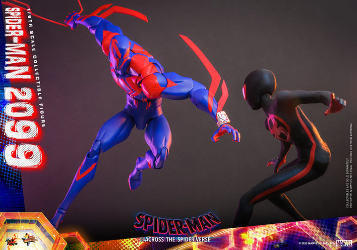 Hot Toys Spider-Man Across The Spider-Verse Spider-Man 2099 1/6th Scale  Figure