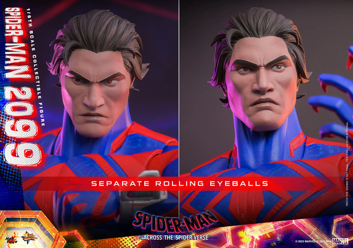 Hot Toys Spider-Man Across The Spider-Verse Spider-Man 2099 1/6th Scale  Figure