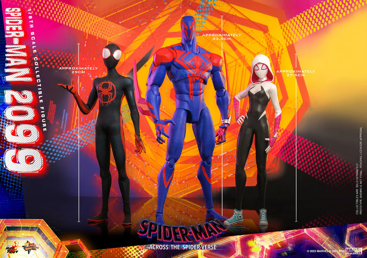 Hot Toys Spider-Man Across The Spider-Verse Spider-Man 2099 1/6th Scale  Figure