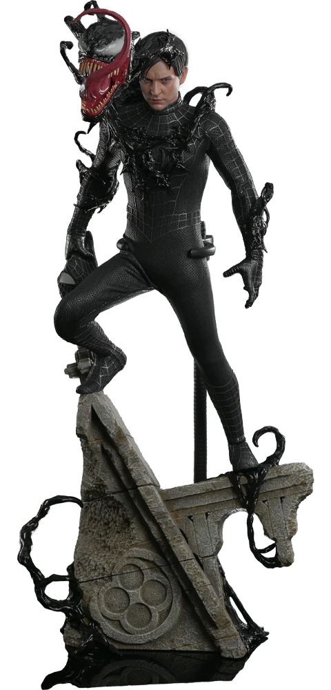 Hot Toys Spider-Man 3 Spider Man Black Suit 1/6th Scale Deluxe Figure