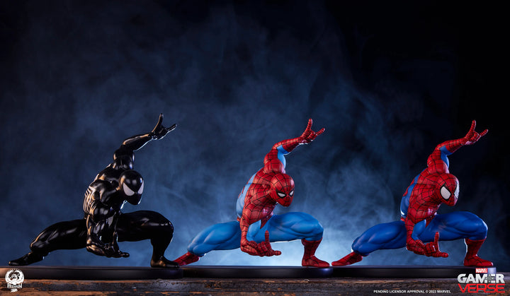 Spider-Man Marvel Gamerverse Classics Spider-Man (Black Suit Edition) 1/10 Scale Statue