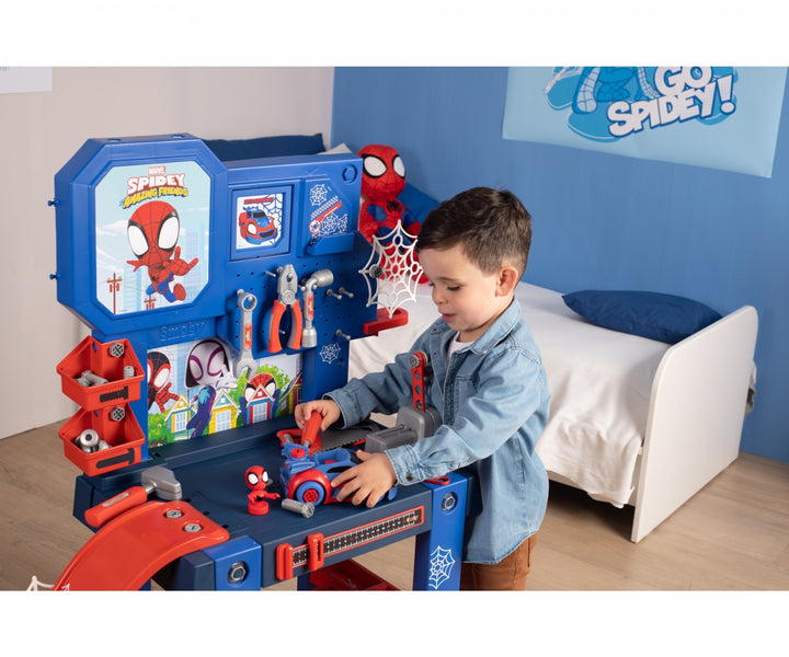 Marvel Spidey and His Amazing Friends Bricolo Workbench Playset