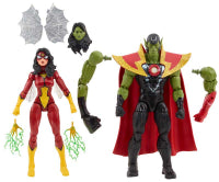 Marvel Legends Series Skrull Queen and Super Skrull Action Figure