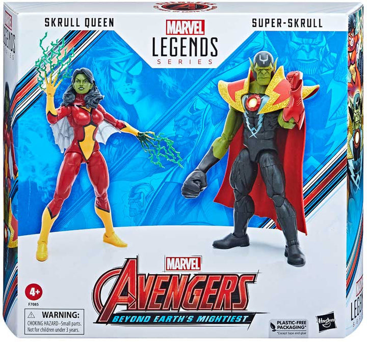 Marvel Legends Series Skrull Queen and Super Skrull Action Figure