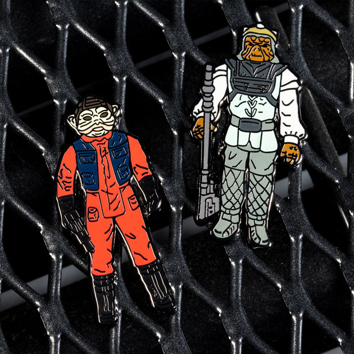 Official Pin Kings Star Wars Enamel Pin Badge Set Nien Nunb and Nikto