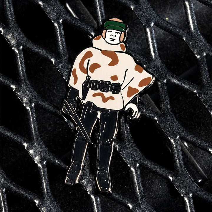 Official Pin Kings Star Wars Enamel Pin Badge Set Paploo and Luke Skywalker (in Battle Poncho)