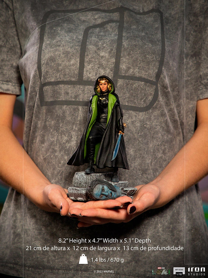 Iron Studios Loki Battle Diorama Series Sylvie 1/10 Art Scale Limited Edition Statue