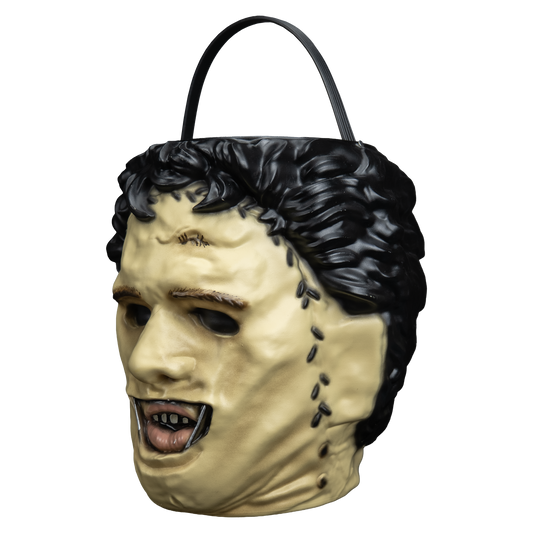Leatherface candy pail left side
