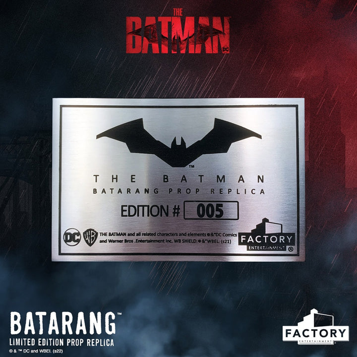 The Batman Batarang Limited Edition Prop Replica