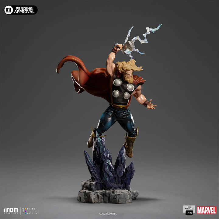 Iron Studios Marvel Comics Battle Diorama Series Thor (Infinity Gauntlet) 1/10 Art Scale Limited Edition Statue