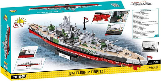 Cobi World War II Warships Tirpitz (2810 Pieces)