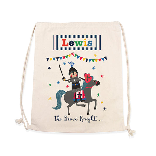 Personalised Brave Knight PE Kit Bag, alternate view