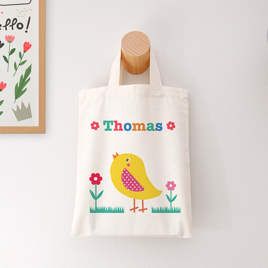 Personalised Child's Chick Party Bag, alternate view