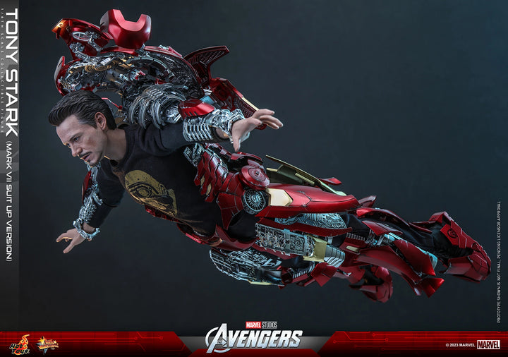 Hot Toys The Avengers Tony Stark (Mark VII Suit-Up) 1/6th Scale Figure