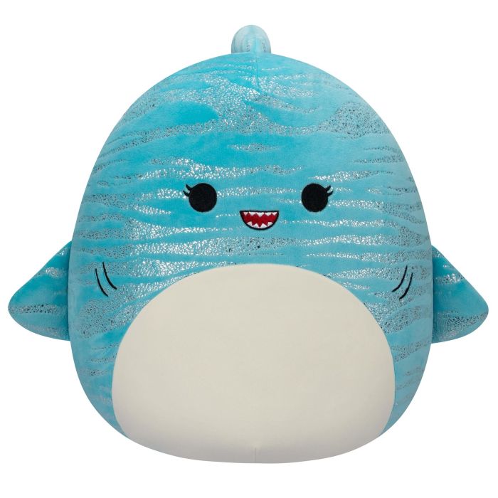 Squishmallows Lamar the Blue Whale Shark 12" Plush