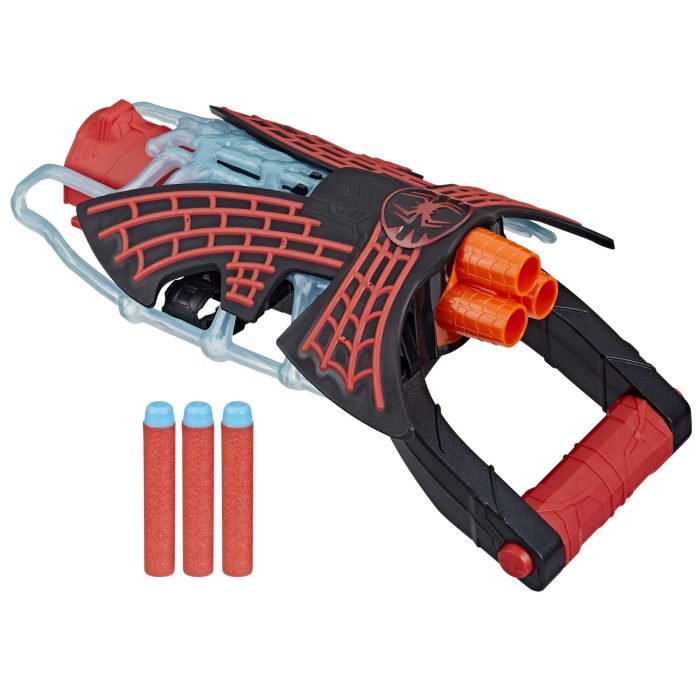 Marvel Spider-Man: Across the Spider-Verse Miles Morales Tri-Shot Nerf Blaster