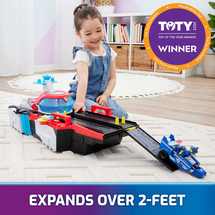 Paw Patrol The Mighty Movie Aircraft Carrier HQ