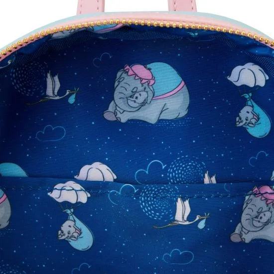 Loungefly Disney Dumbo Mrs Jumbo Cradle Trunk Mini Backpack