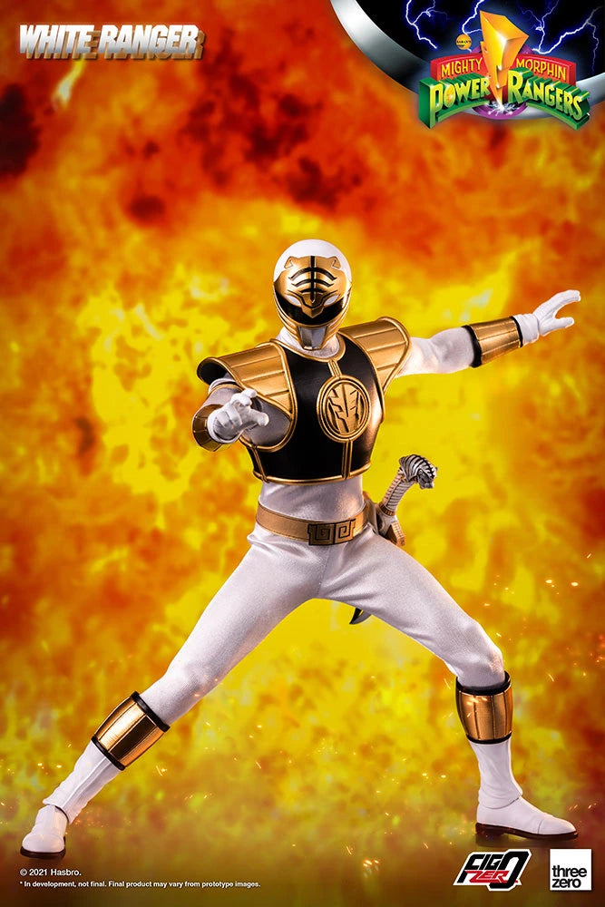 Mighty Morphin Power Rangers FigZero White Ranger 1/6 Scale Figure
