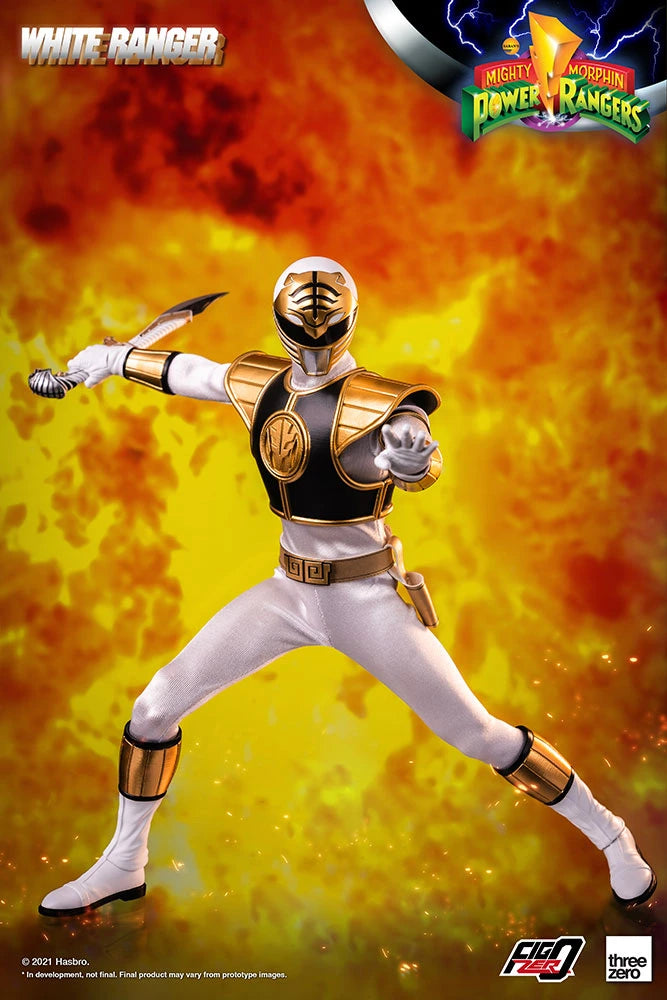 Mighty Morphin Power Rangers FigZero White Ranger 1/6 Scale Figure