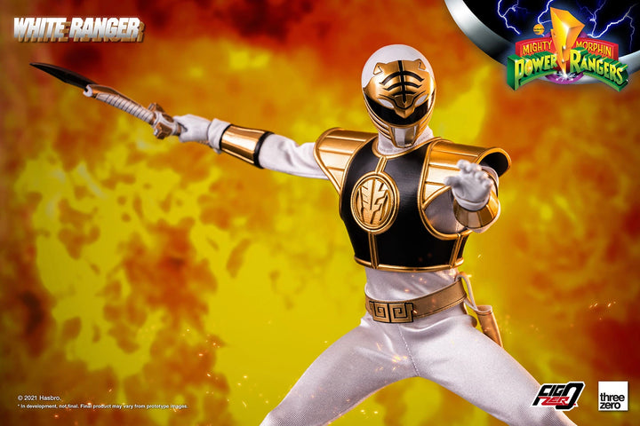 Mighty Morphin Power Rangers FigZero White Ranger 1/6 Scale Figure